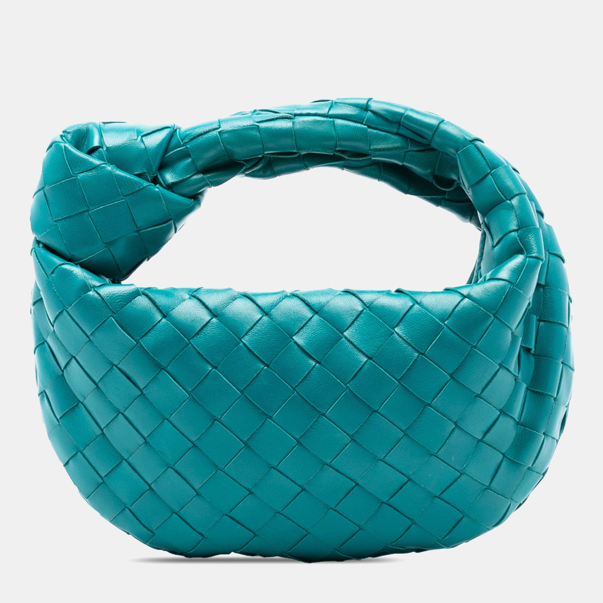 

Bottega Veneta Blue Mini Nappa Intrecciato Jodie