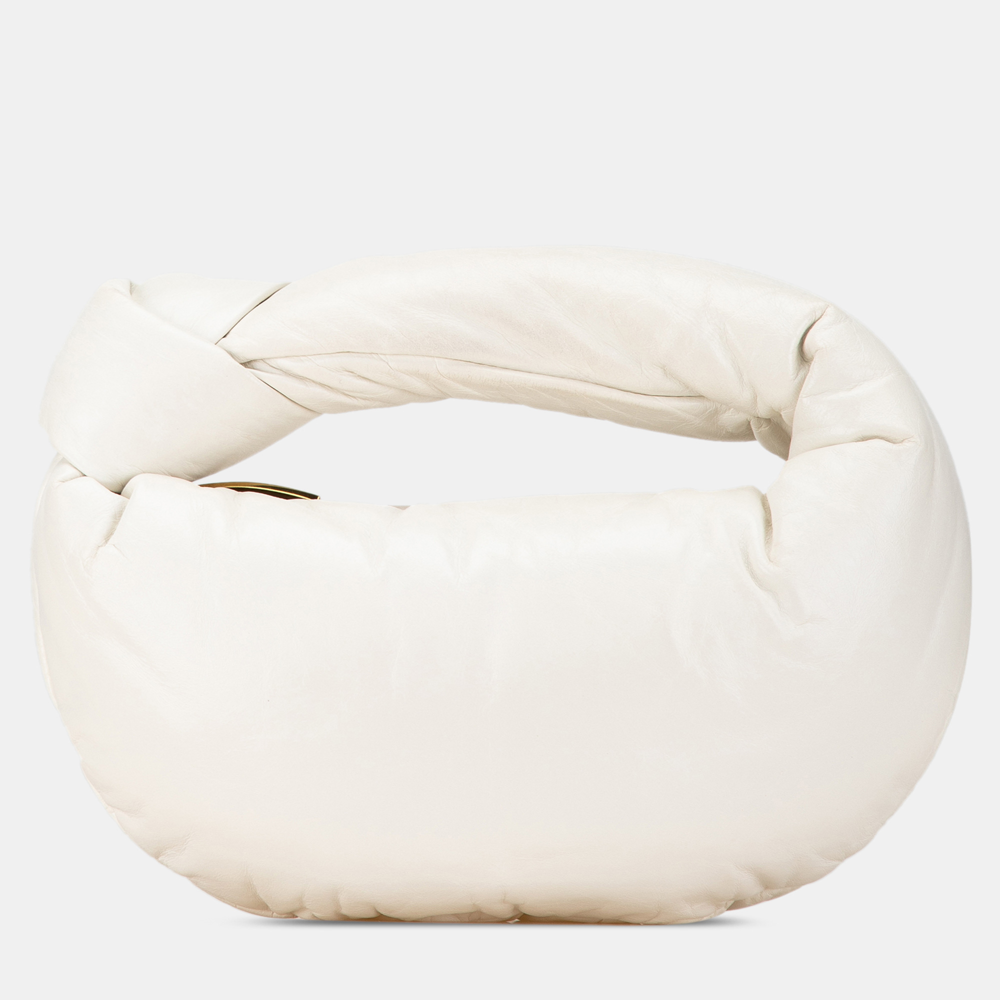 

Bottega Veneta White Mini Nappa Puffy Jodie
