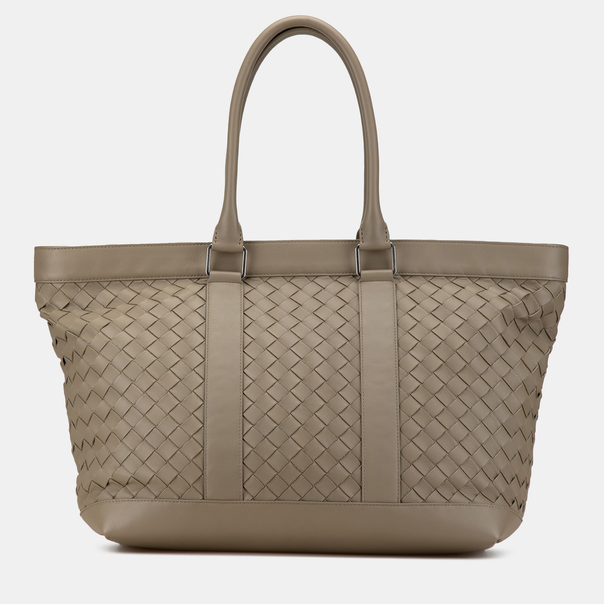 

Bottega Veneta Brown Nappa Intrecciato Tote