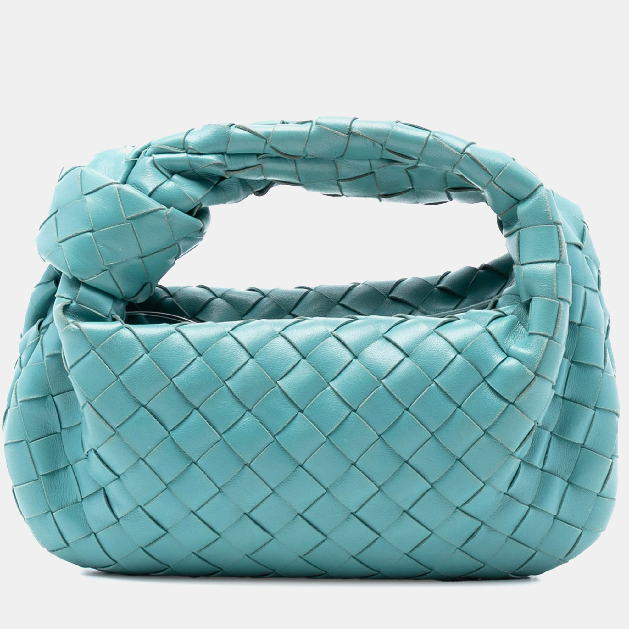 

Bottega Veneta Blue Mini Nappa Intrecciato Jodie