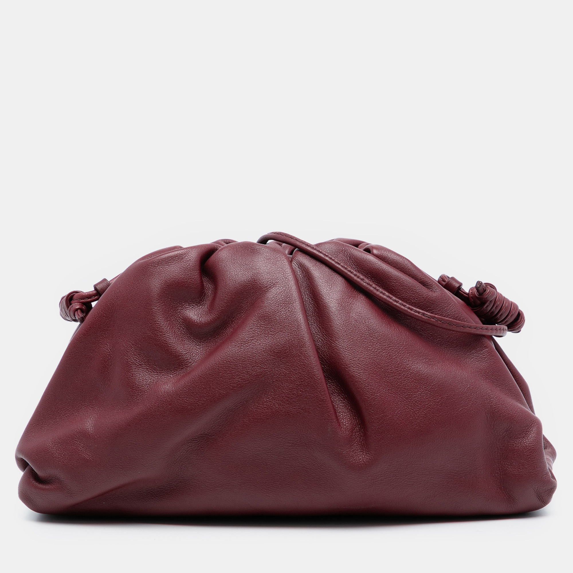 

Bottega Veneta Red Lambskin The Mini Pouch Crossbody