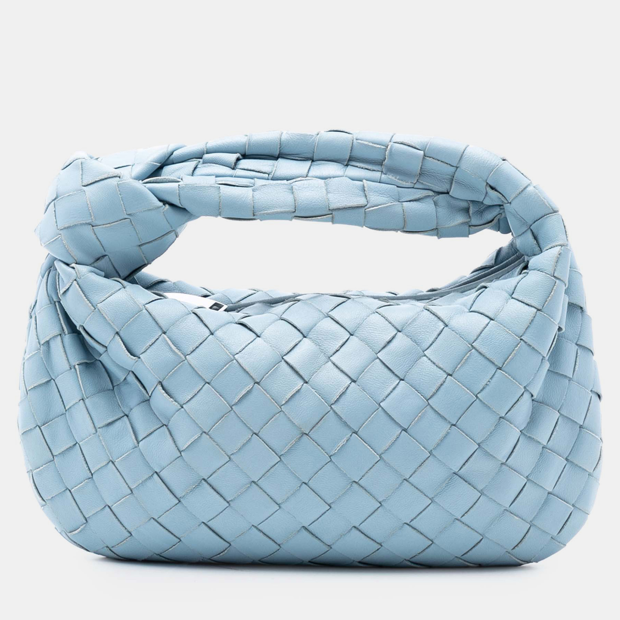 

Bottega Veneta Blue Mini Nappa Intrecciato Jodie