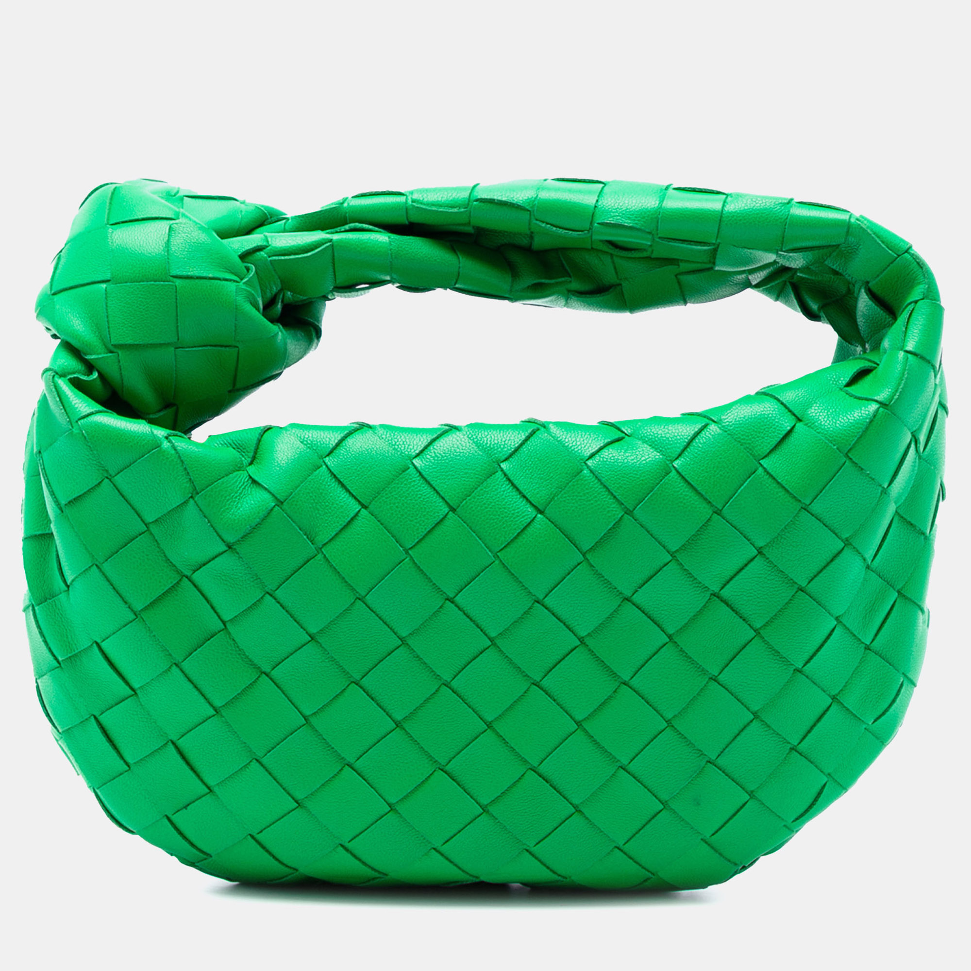 

Bottega Veneta Green Mini Nappa Intrecciato Jodie