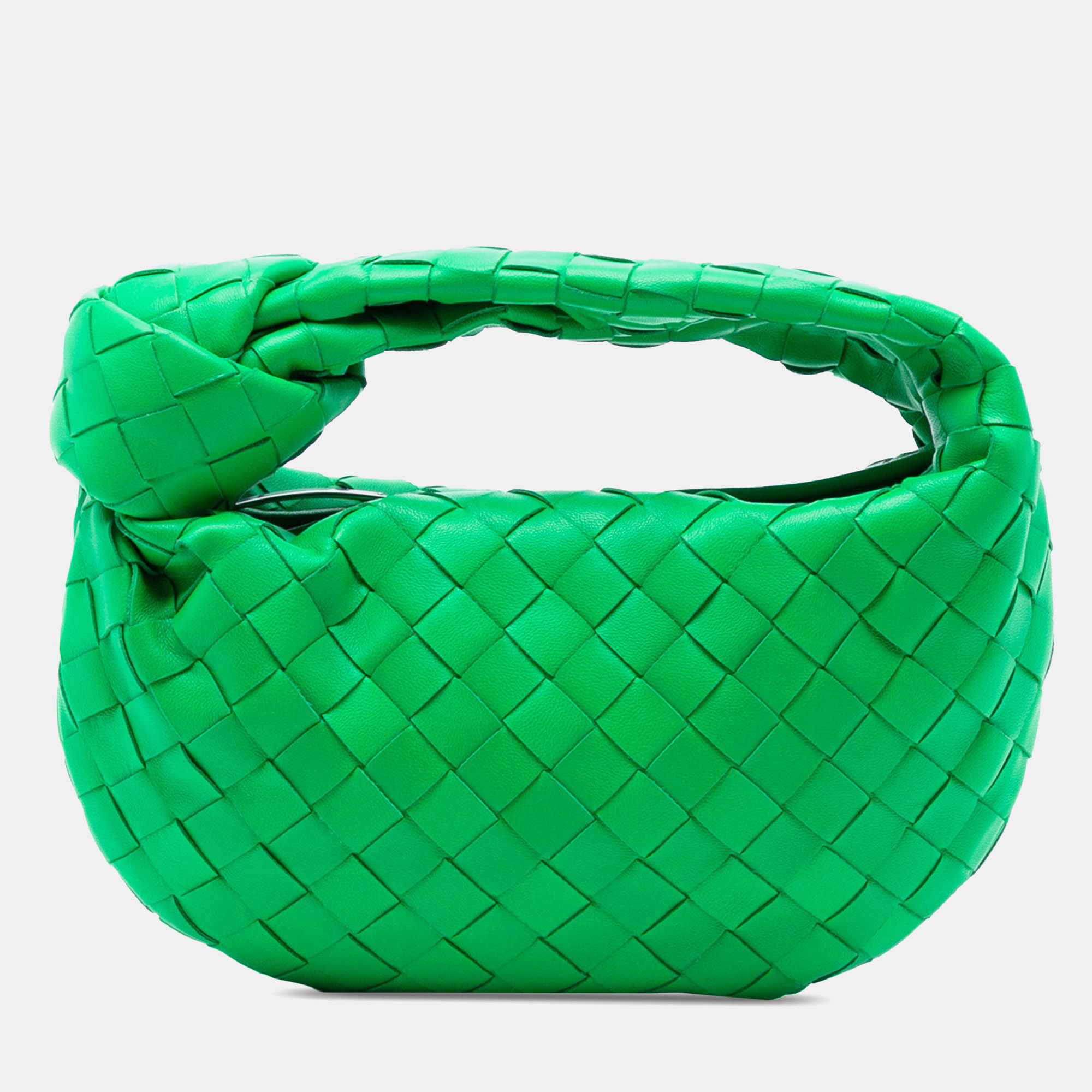 

Bottega Veneta Green Mini Nappa Intrecciato Jodie
