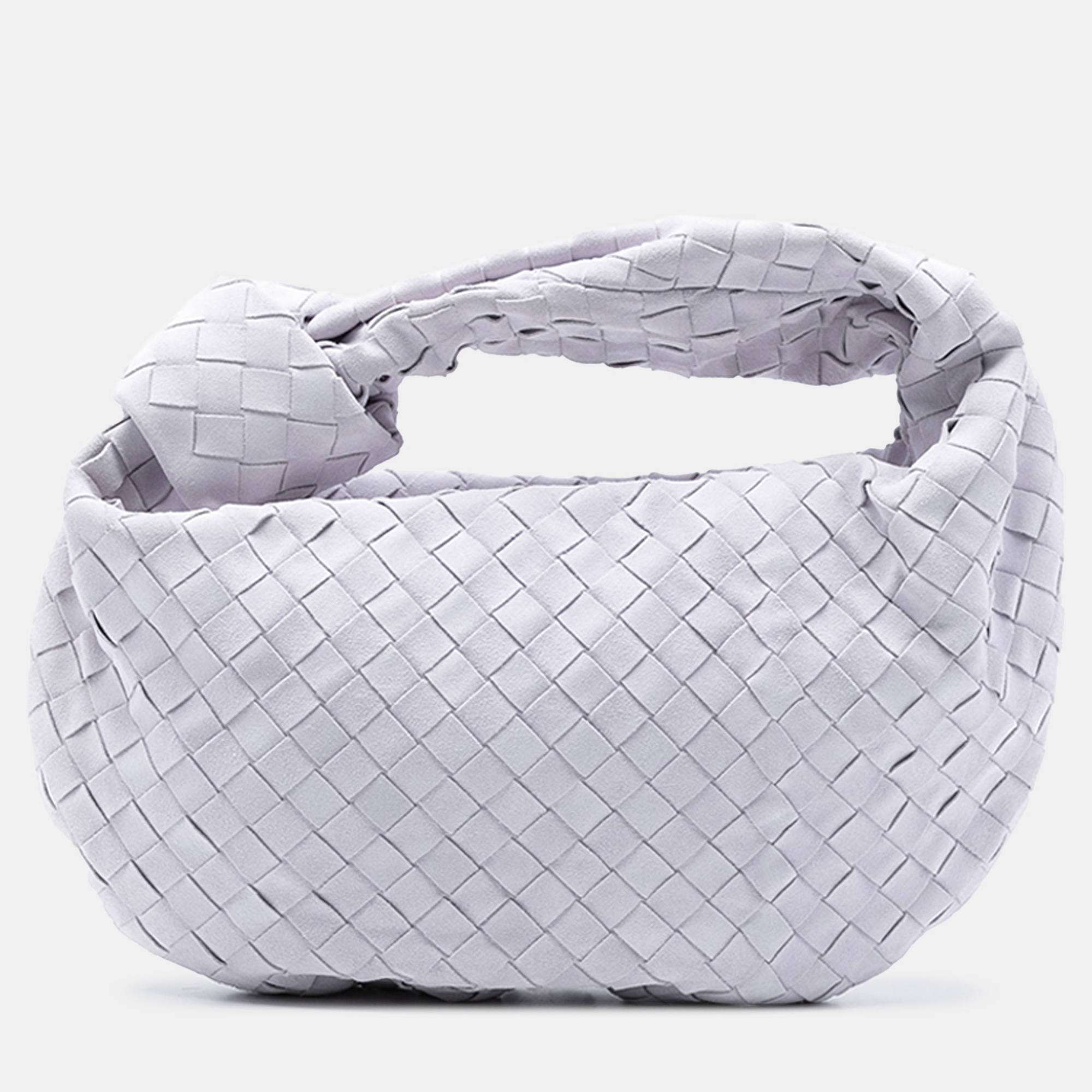 

Bottega Veneta Purple Teen Suede Intrecciato Jodie