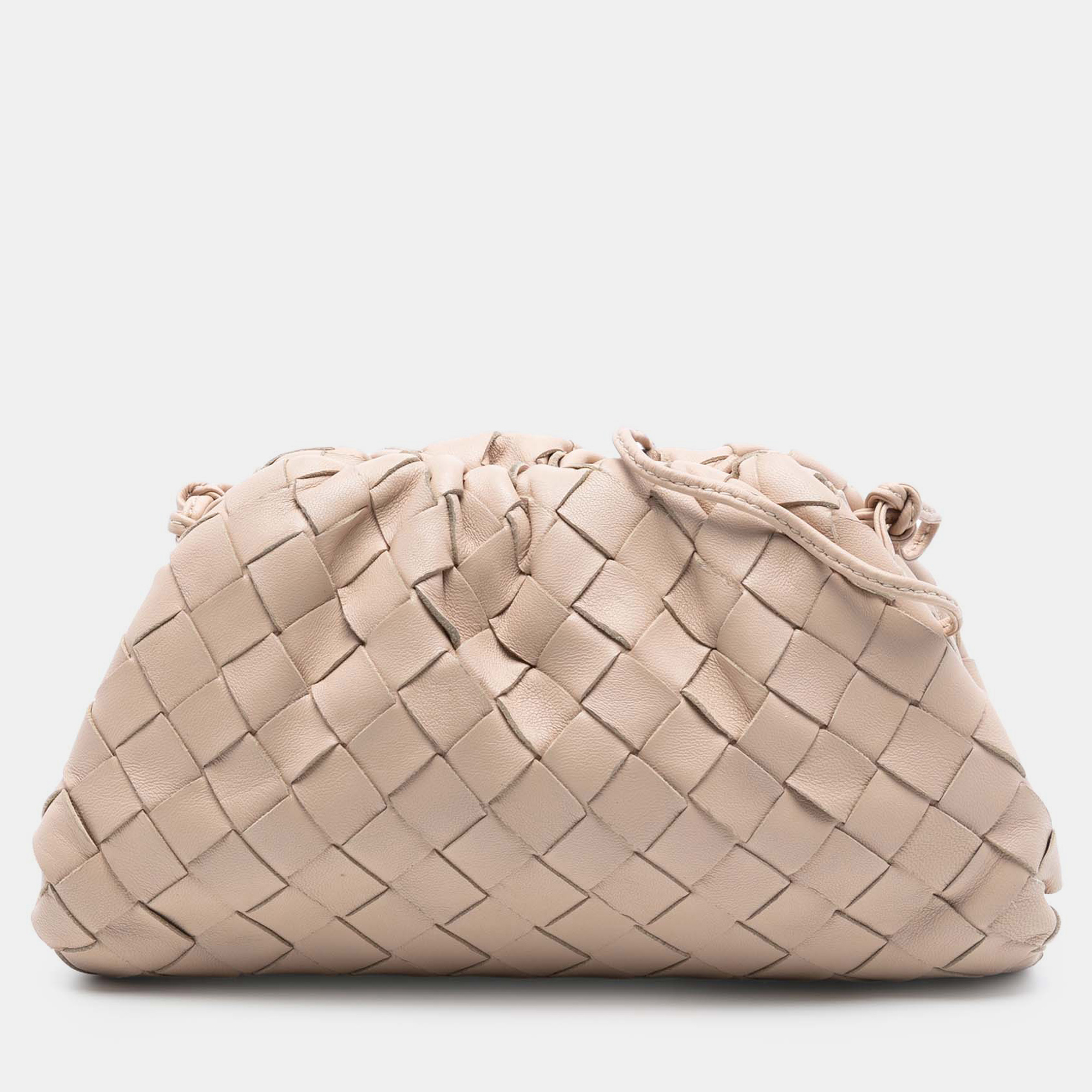 

Bottega Veneta Brown Nappa Intrecciato The Mini Pouch Crossbody