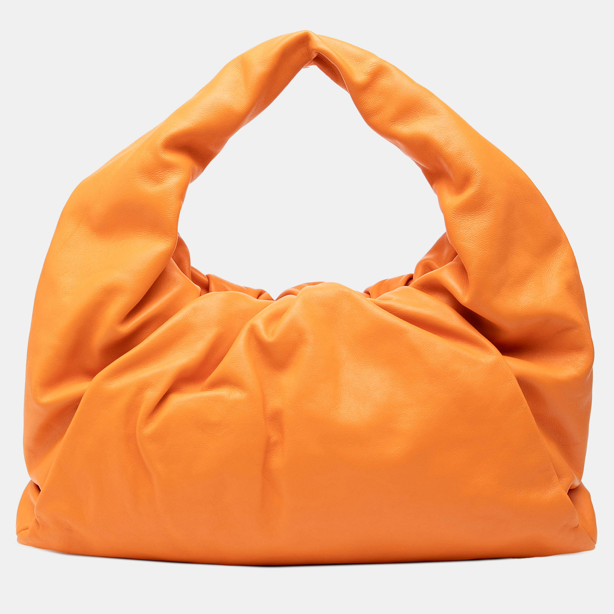 

Bottega Veneta Orange Lambskin The Shoulder Pouch