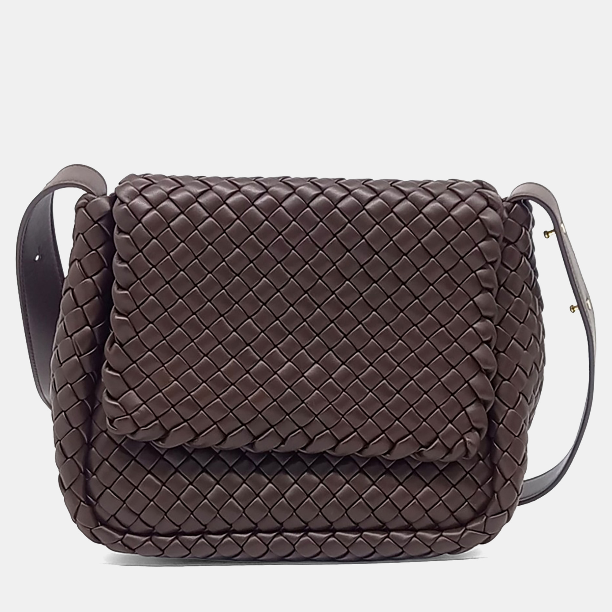 

Bottega Veneta Brown Leather Cobble Shoulder Bag