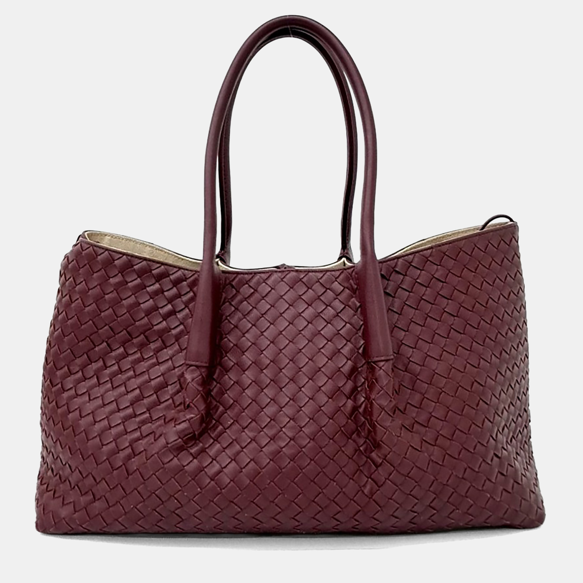 

Bottega Veneta Burgundy Leather Pinacoteca Large