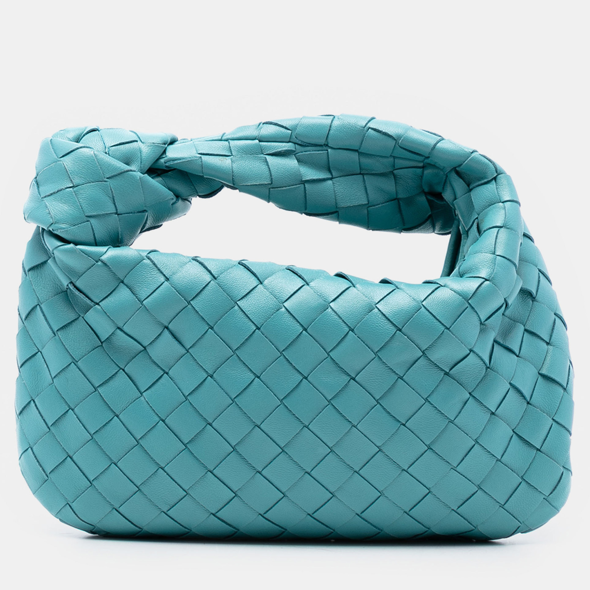 

Bottega Veneta Blue Mini Nappa Intrecciato Jodie