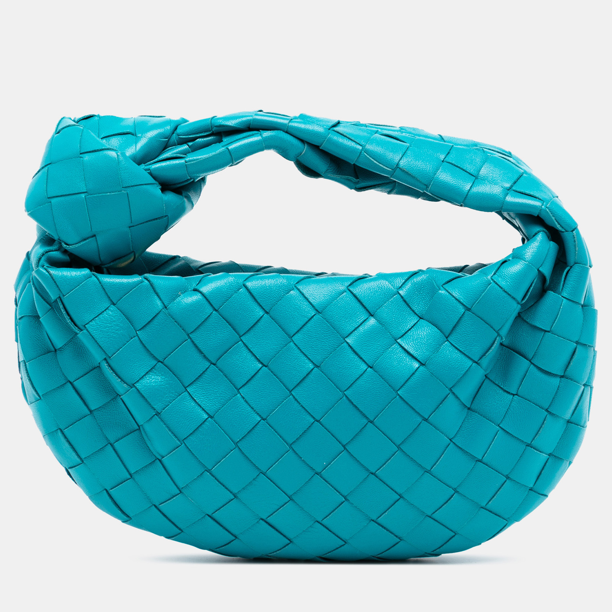 

Bottega Veneta Blue Mini Nappa Intrecciato Jodie