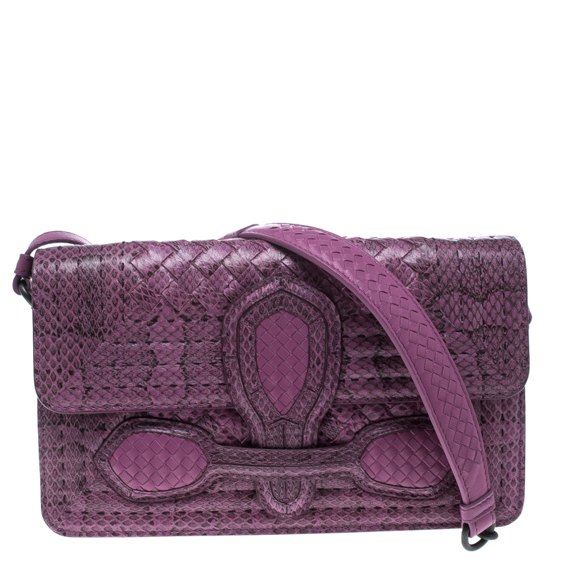 bottega veneta purple wallet