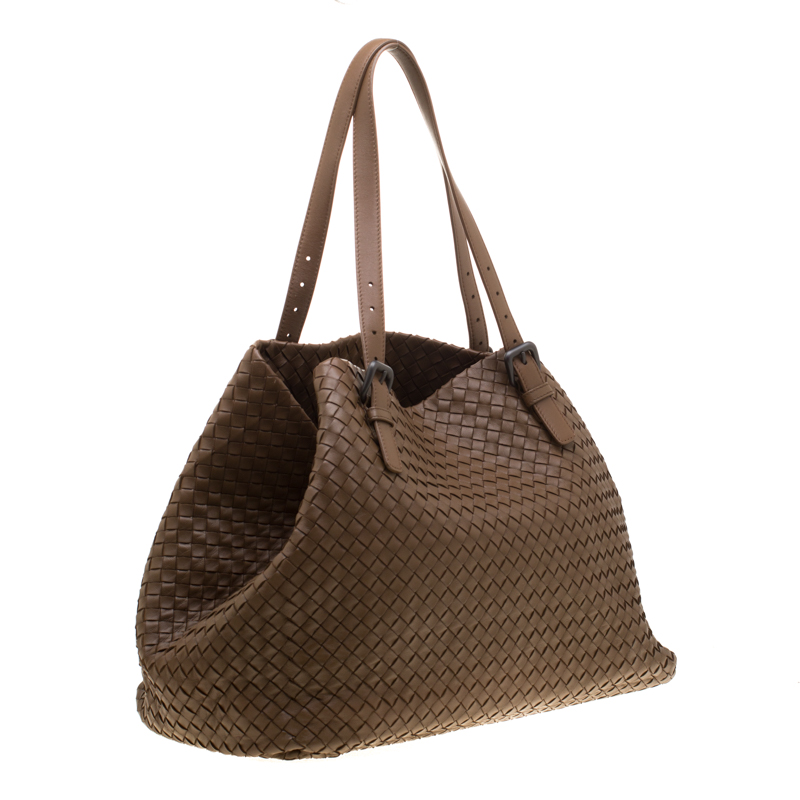Brown Bottega Veneta Intrecciato Tote Bag – Designer Revival