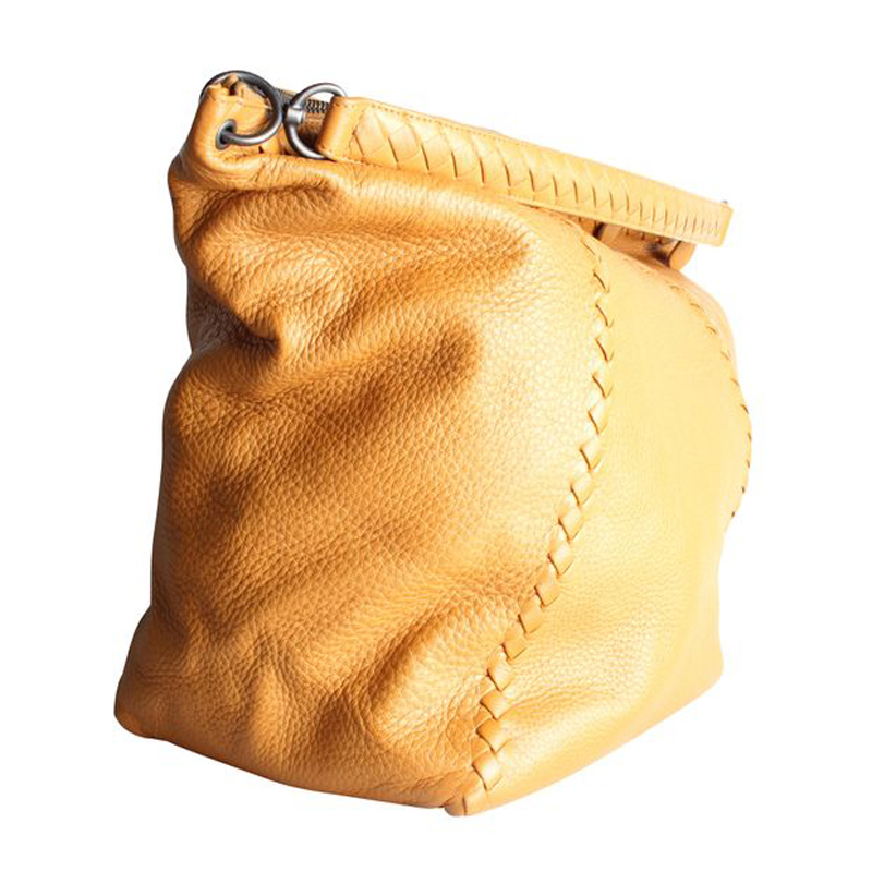 

Bottega Veneta Brown Leather Top Handle Bag