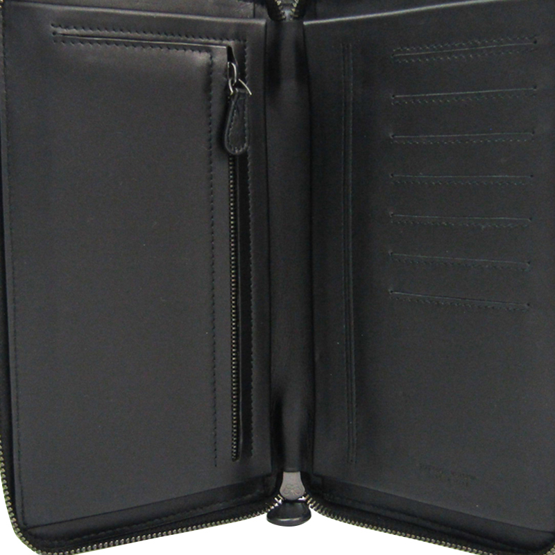 

Bottega Veneta Black Intrecciato Leather Wallet