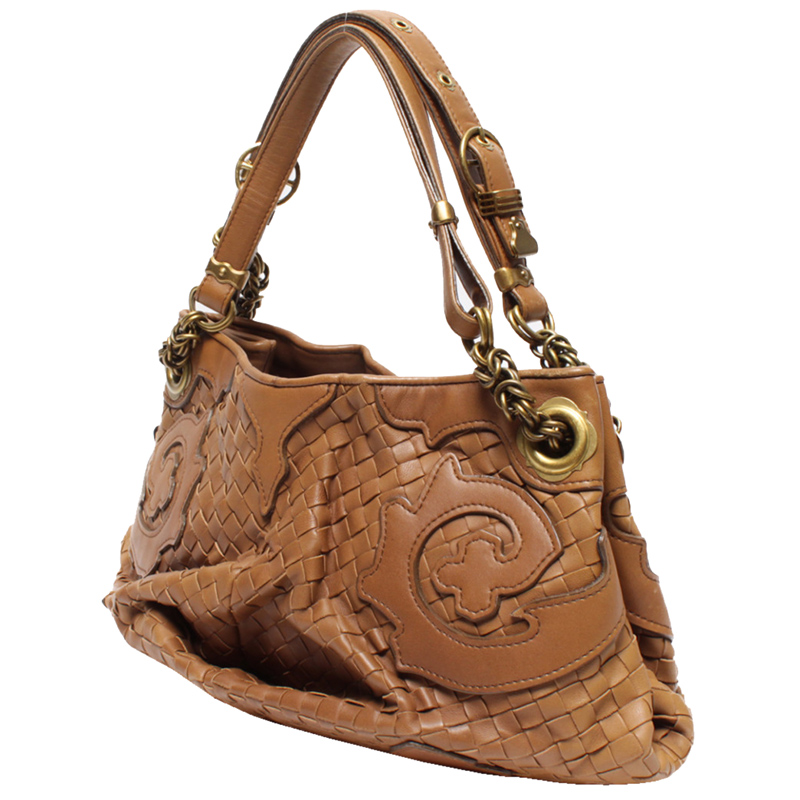 

Bottega Veneta Brown Intrecciato Leather Bag