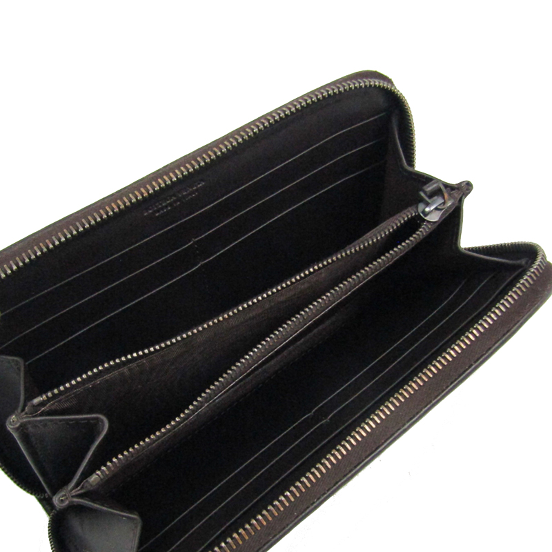 

Bottega Veneta Brown Intrecciato Leather Zip Around Wallet
