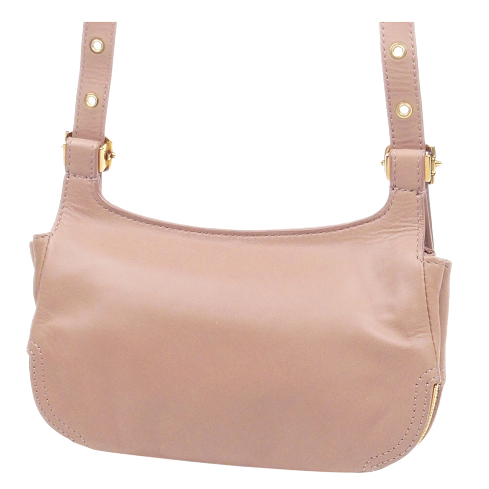 

Bottega Veneta Pink Leather Shoulder Bag