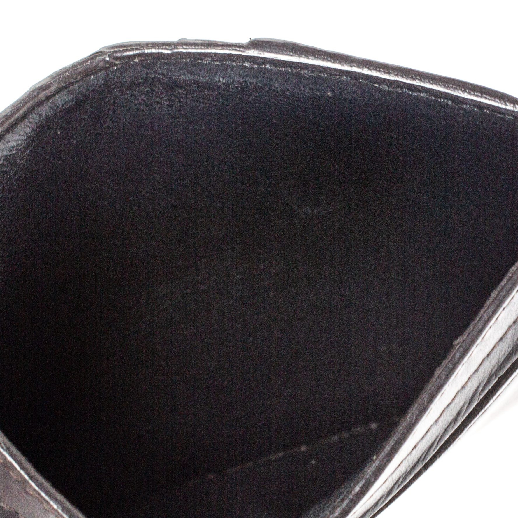 

Bottega Veneta Dark Brown Leather Zip Card Holder