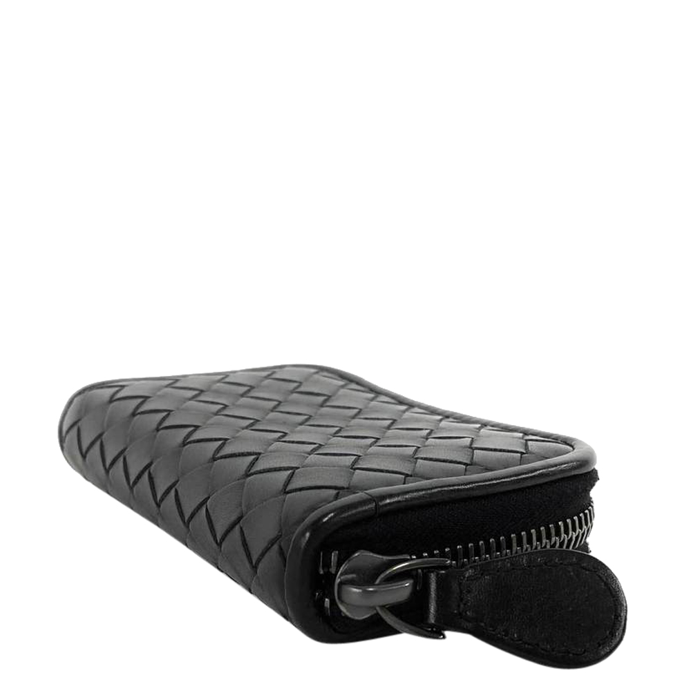 

Bottega Veneta Black Intrecciato Leather Coin Case