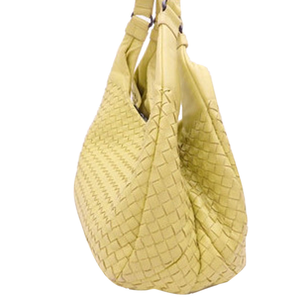 

Bottega Veneta Yellow Intrecciato Leather Sloane Bag