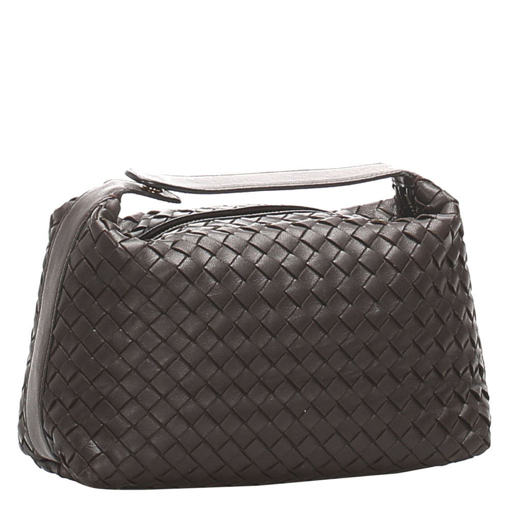 

Bottega Veneta Brown/Dark Brown Intrecciato Leather Bag