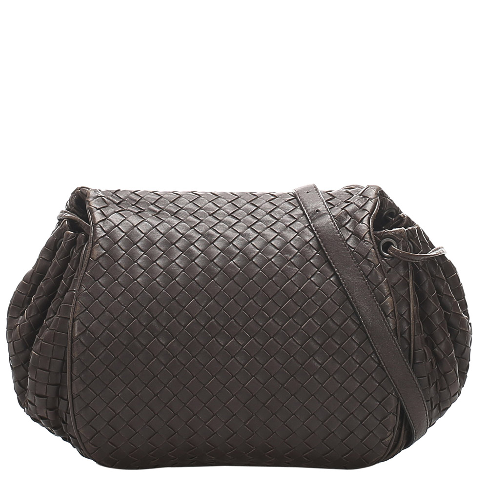 Click to view more detailed imagery on our partner's website Pre-owned Bottega Veneta Black Leather Shoulder Bags