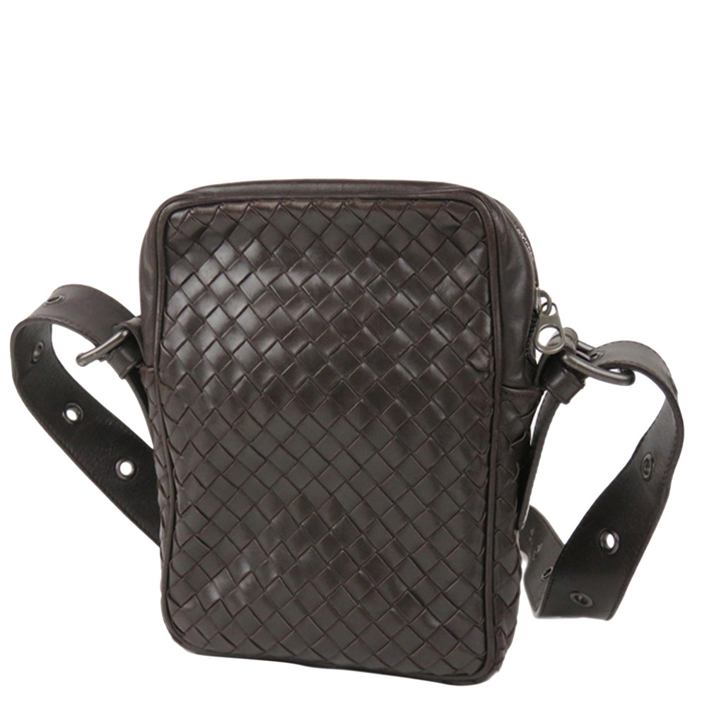 

Bottega Veneta Brown Leather Intrecciato Bag