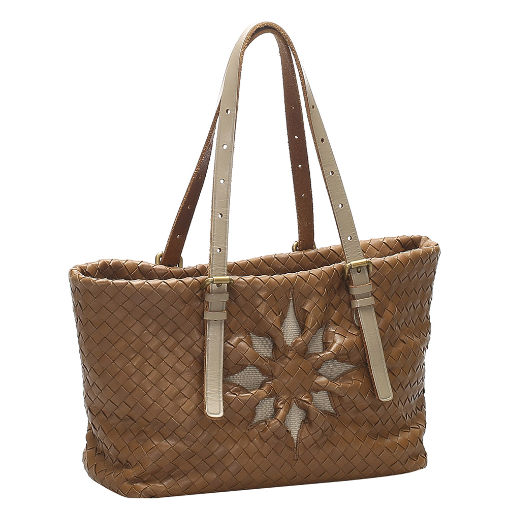 

Bottega Veneta Brown Intrecciato Leather Tote Bag