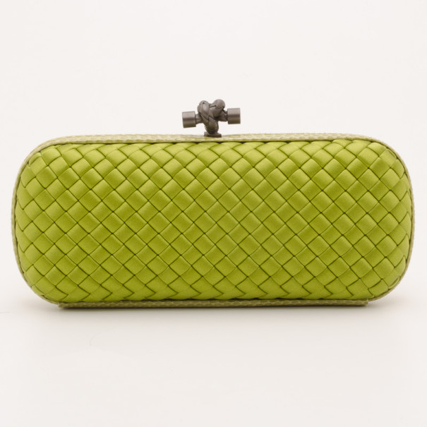 Bottega veneta 2025 clutch green