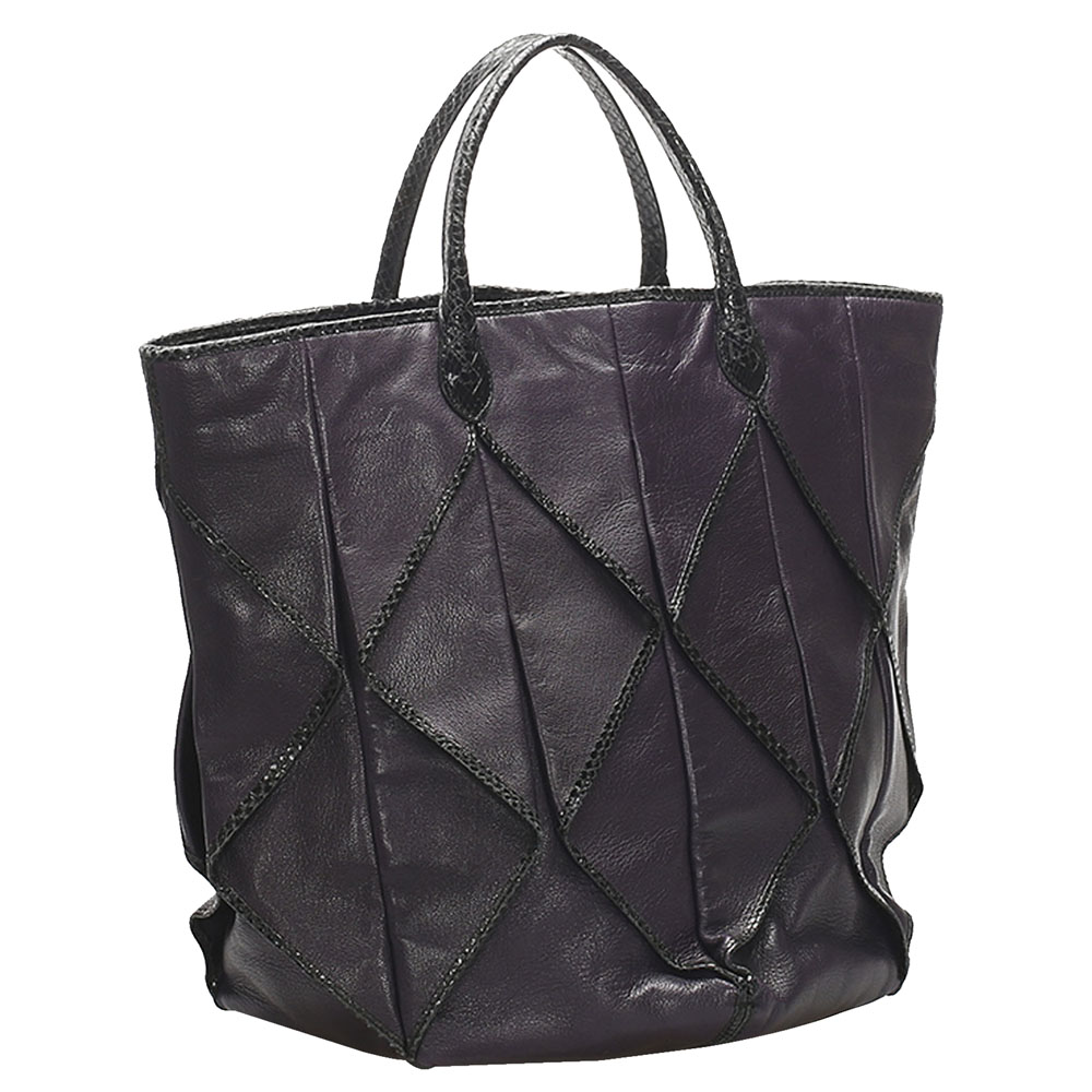 

Bottega Veneta Black Intrecciato Leather Tote Bag
