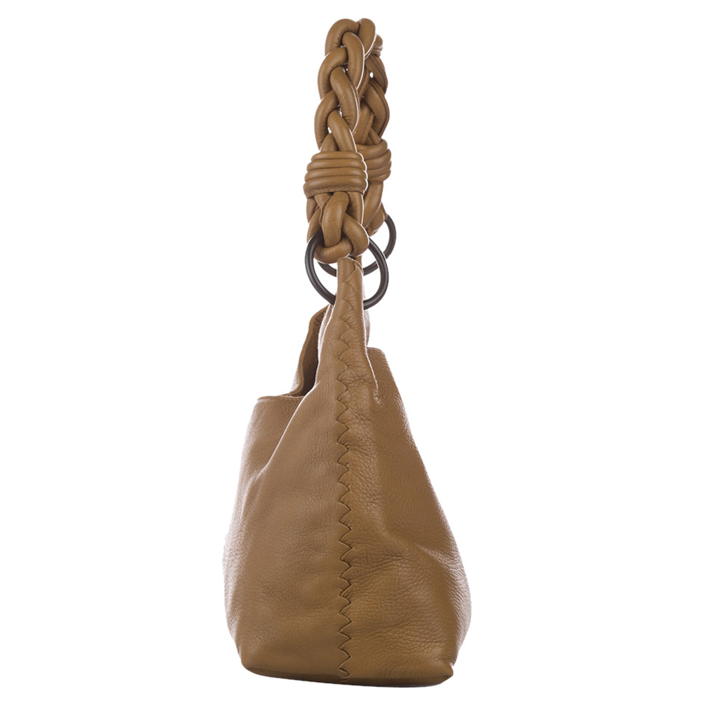 

Bottega Veneta Brown Intrecciato Leather Hobo Bag