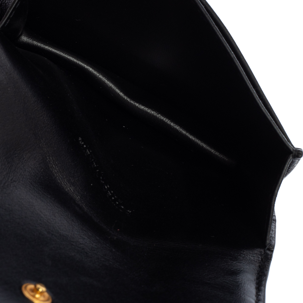 

Bottega Veneta Black Maxi Intrecciato Leather Card Case
