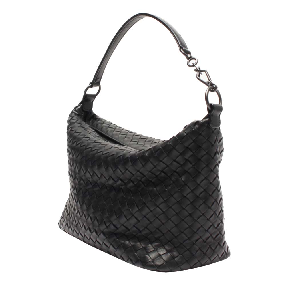 

Bottega Veneta Black Leather Hobo