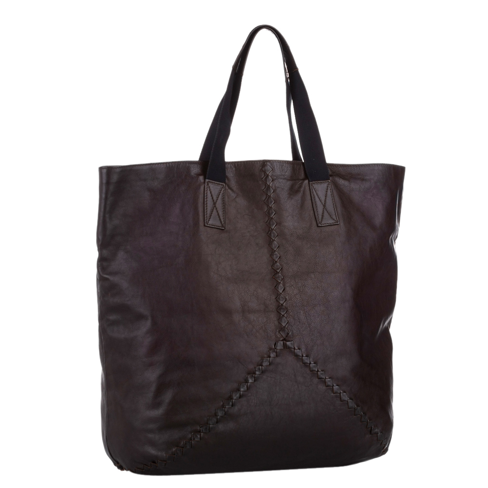 

Bottega Veneta Brown Leather Tote Bag