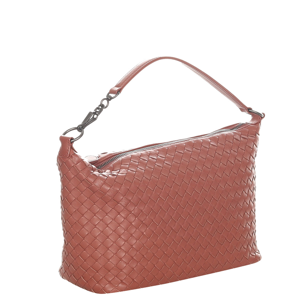 

Bottega Veneta Brown Intrecciato Leather Shoulder Bag