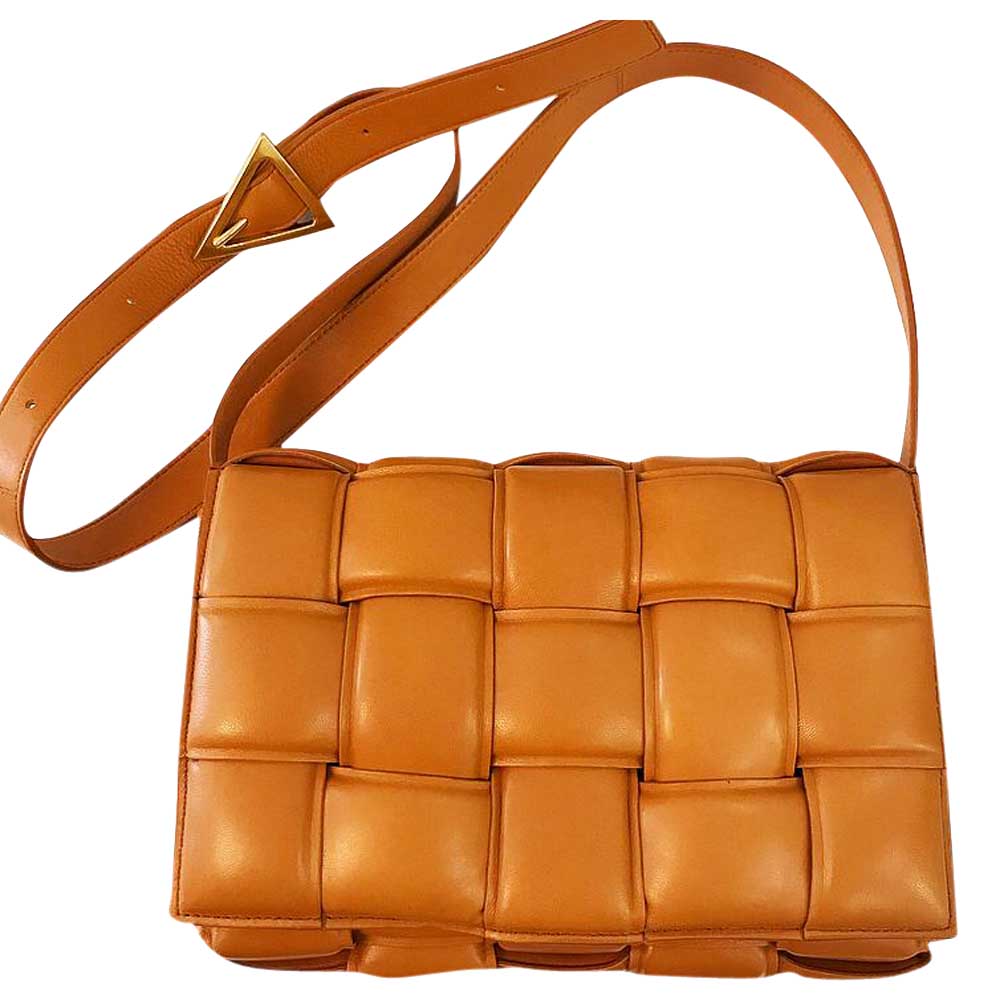 

Bottega Veneta Brown Leather Padded Cassette Crossbody Bag