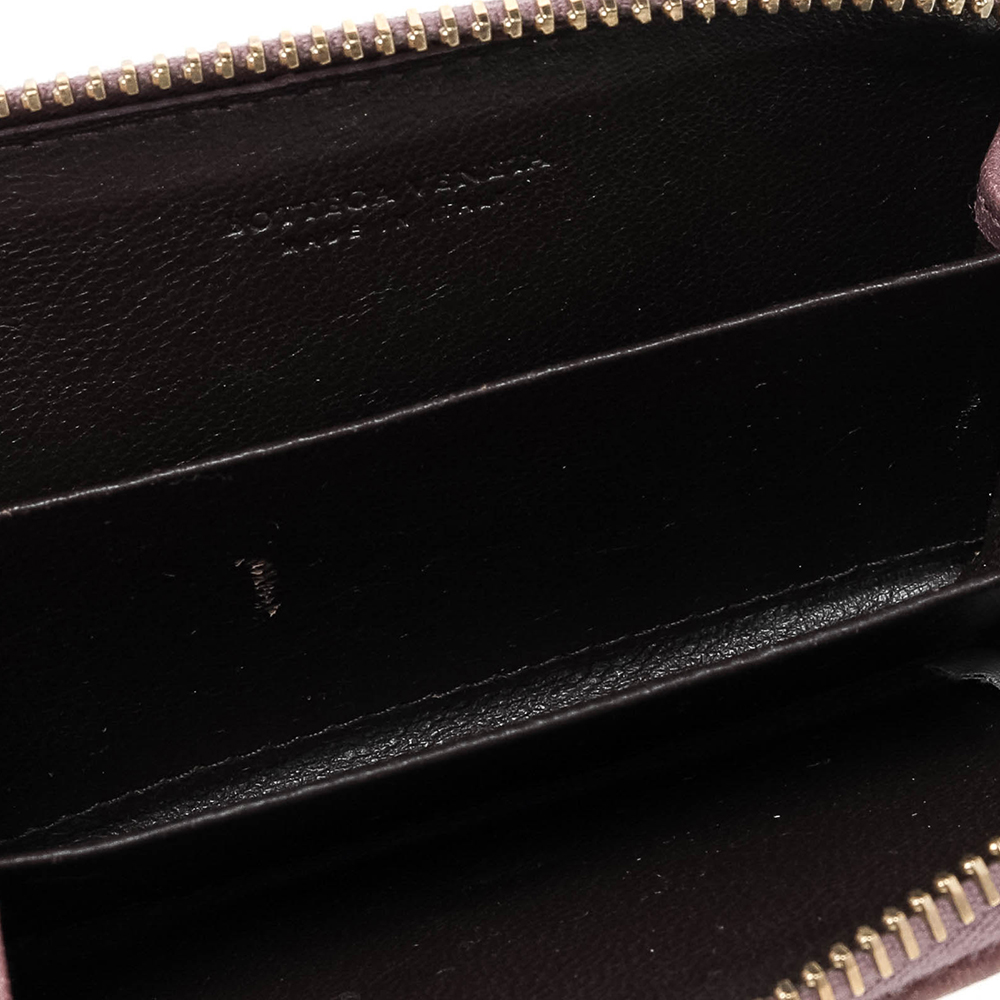 

Bottega Veneta Brown Intrecciato Leather Zip Around Wallet