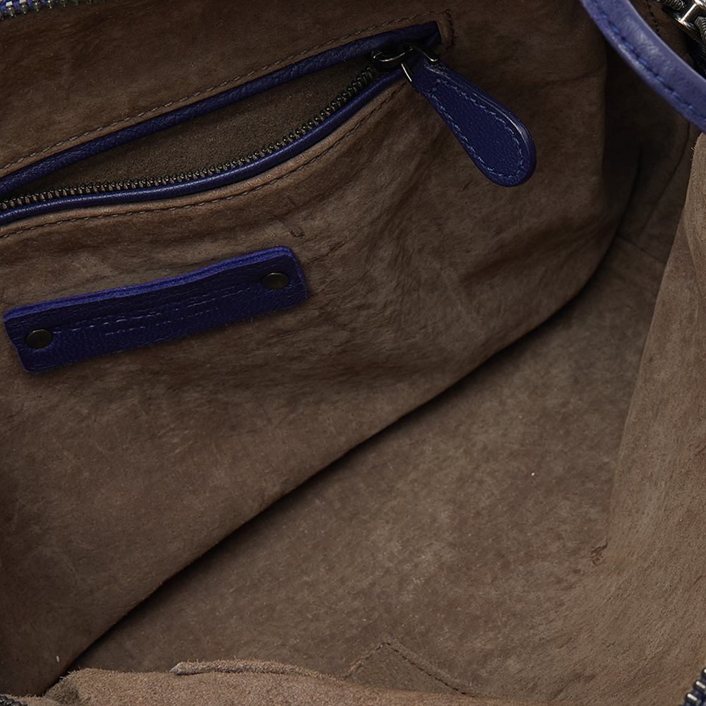 

Bottega Veneta Purple Intrecciato Leather Nodini Shoulder Bag