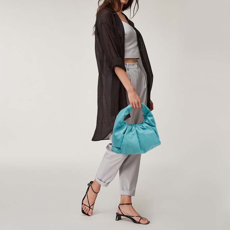 

Bottega Veneta Blue Leather The Shoulder Hobo