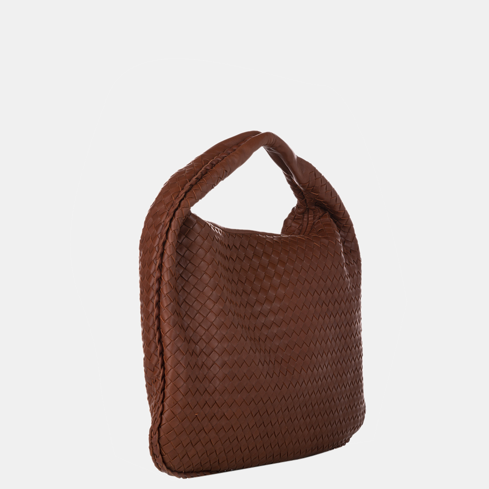 

Bottega Veneta Brown Intrecciato Leather Hobo Bag