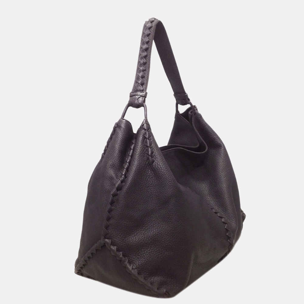 

Bottega Veneta Brown Intrecciato Leather Hobo Bag
