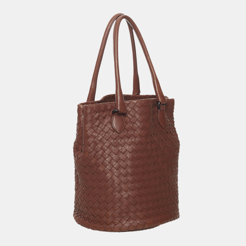 

Bottega Veneta Brown Intrecciato Leather Tote Bag