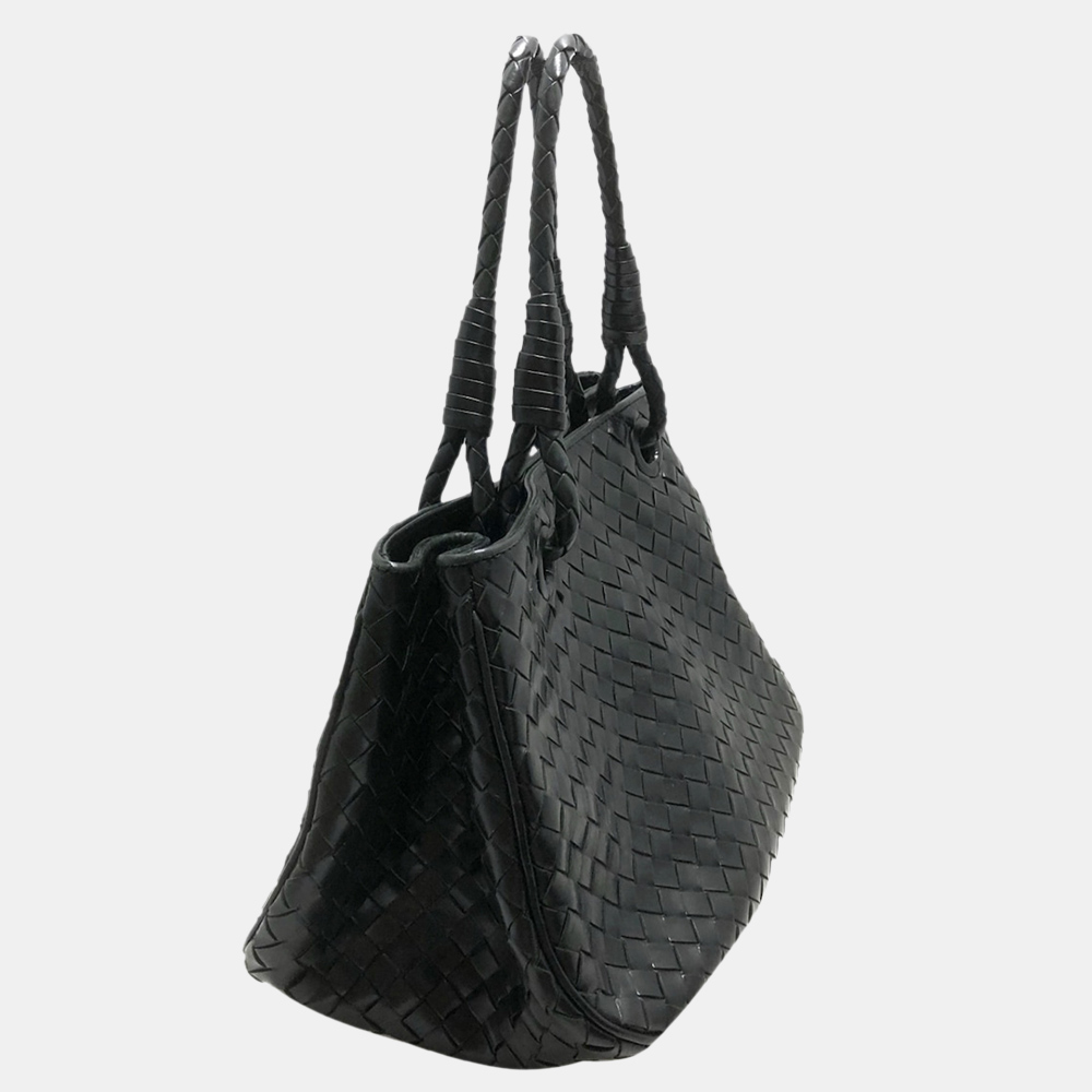 

Bottega Veneta Black Intrecciato Shoulder Bag