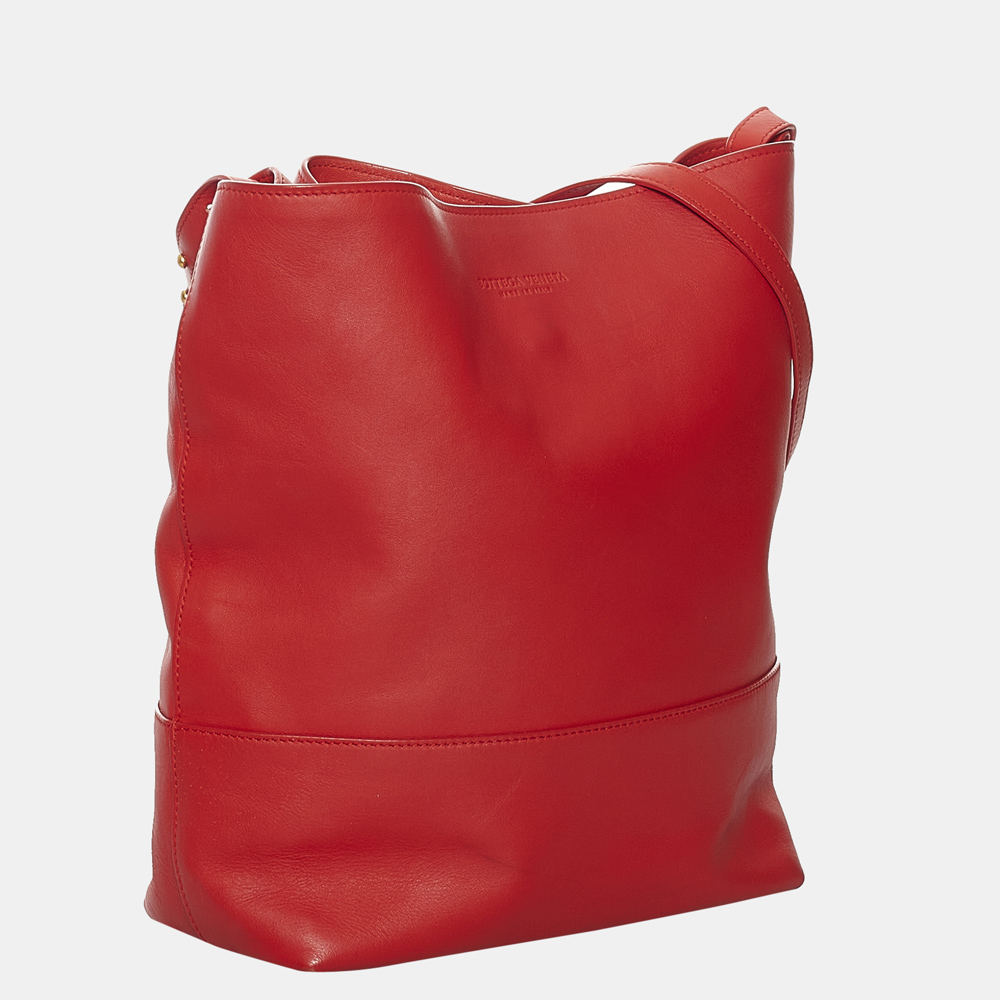 

Bottega Veneta Red Leather Crossbody Bag