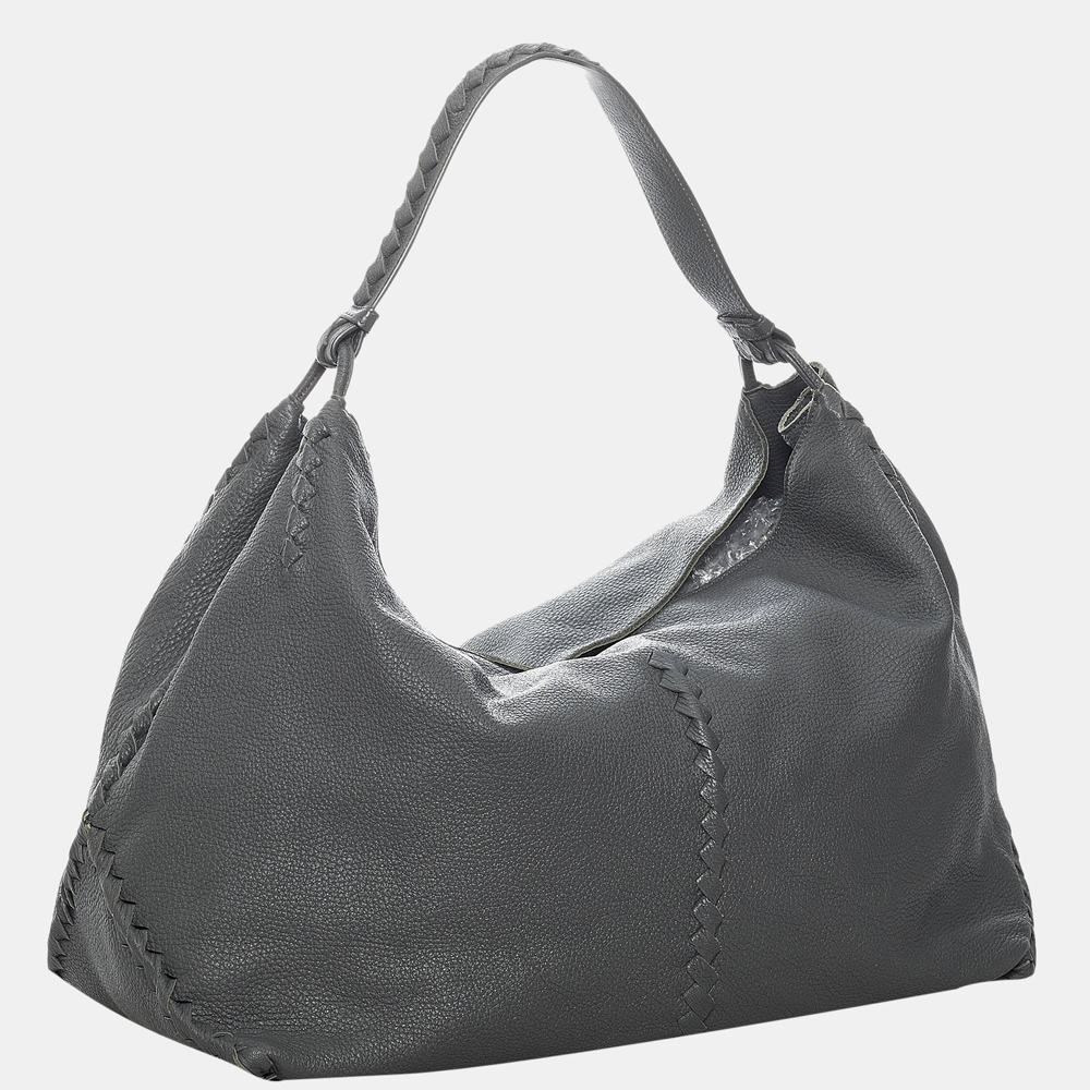 

Bottega Veneta Black Intrecciato Leather Tote Bag