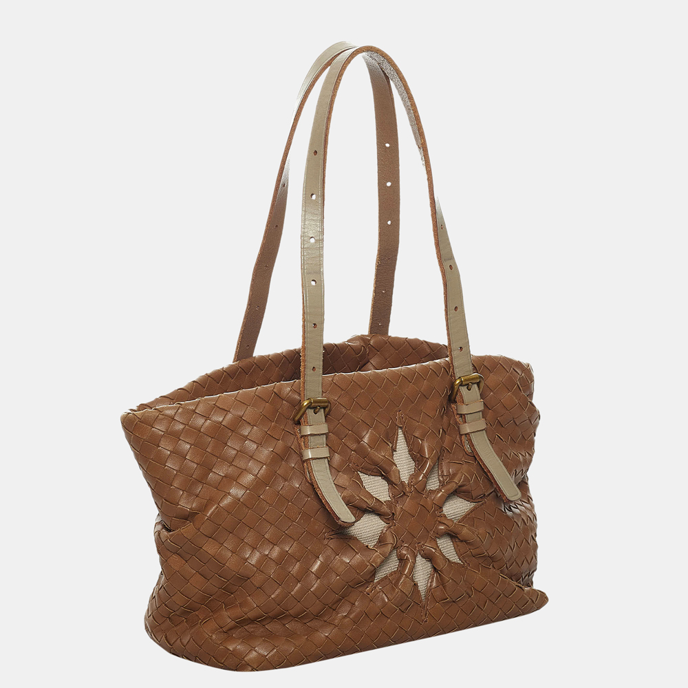 

Bottega Veneta Brown Intrecciato Leather Tote Bag