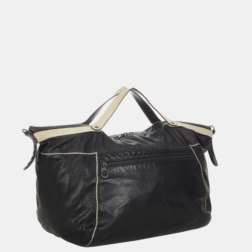 

Bottega Veneta Black Intrecciato Leather Handbag