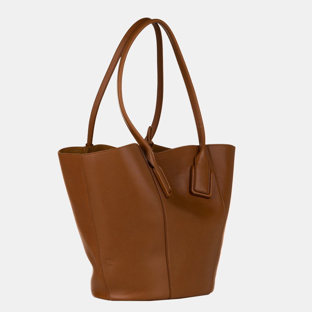 

Bottega Veneta Brown The Arco Leather Tote Bag