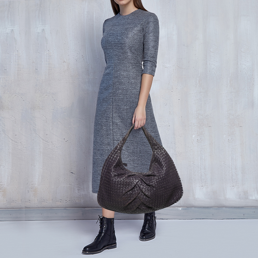 

Bottega Veneta Purple Intrecciato Leather Hobo